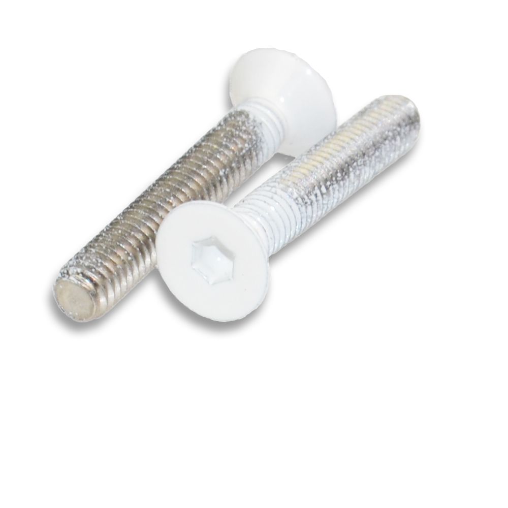 Senkschraube, M4x25mm Inbus, rostfrei, weiss