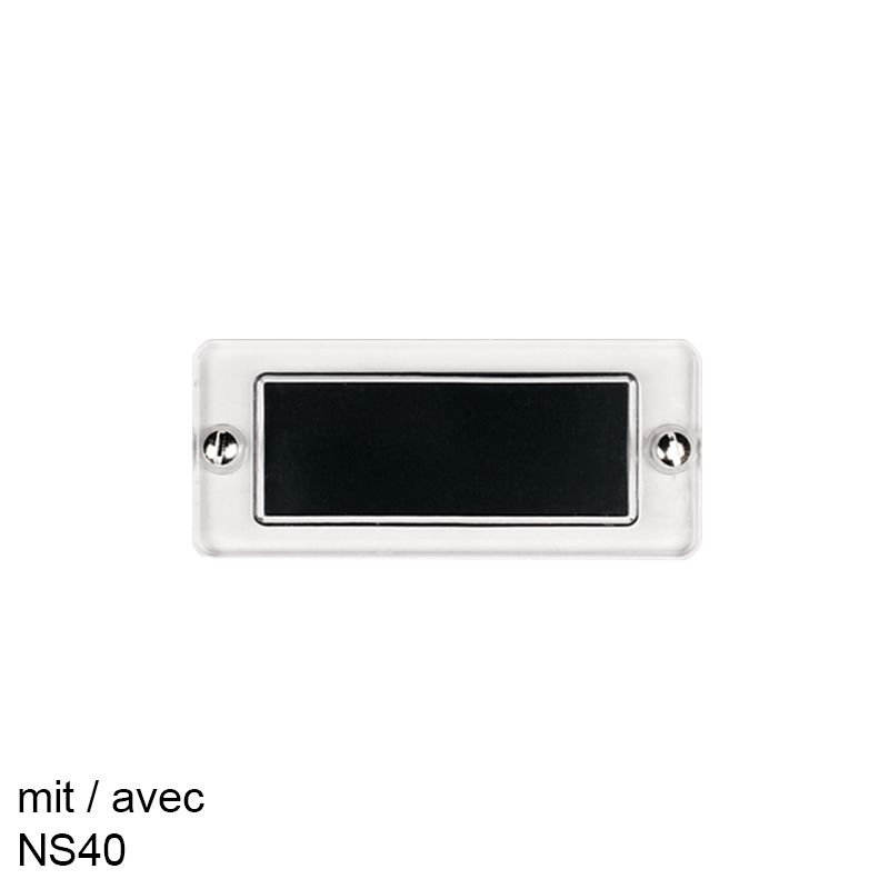 Plaquette d'identité BR1 57x25mm