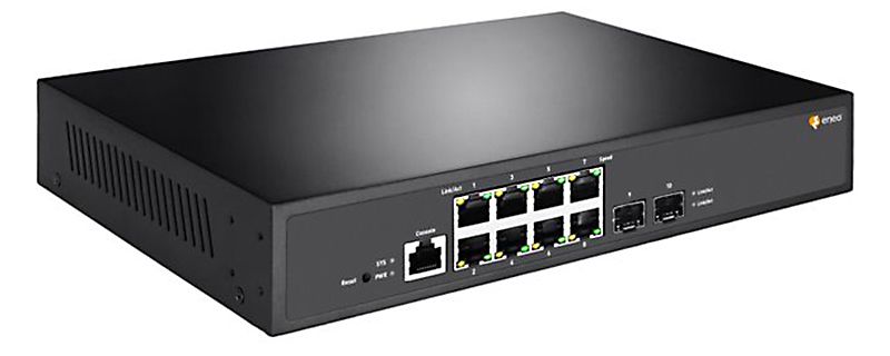 Gigabit Switch Rack managed 8-PoE Port NSMR-2008M0A