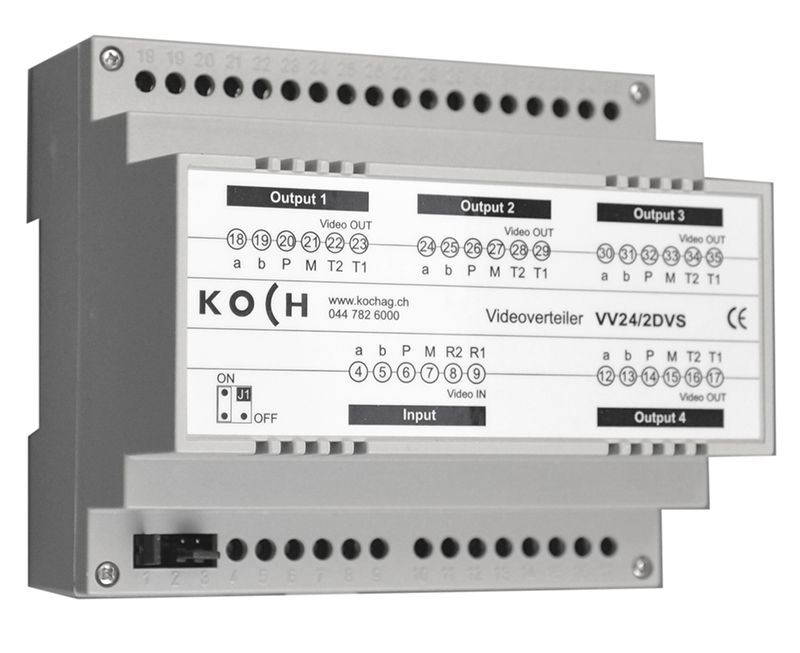 2-Draht Videoverteiler VV24/2DVS