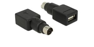 Adapter PS/2 USB, (m-f)