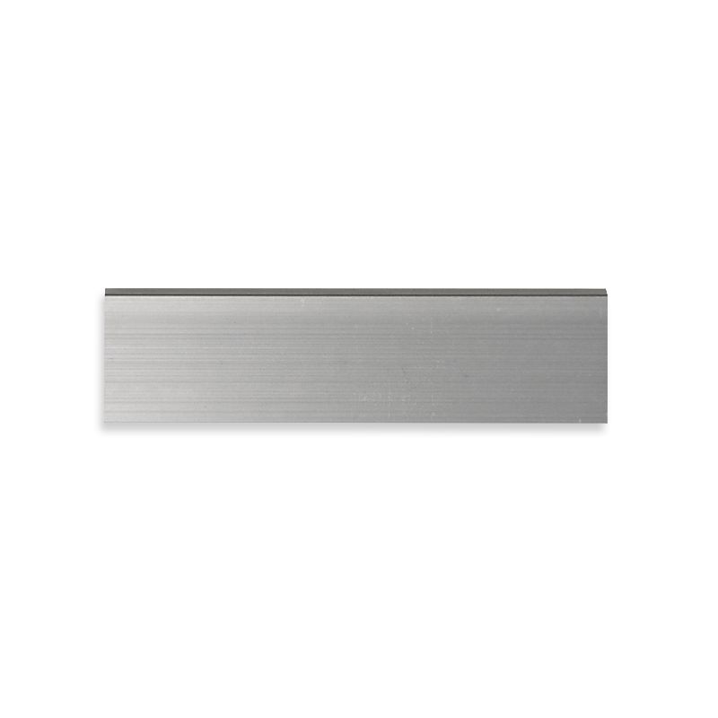 Plaquette d'identité NS67 67mm aluminium incolore