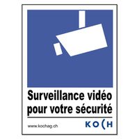 Etiquette vidéosurveillance français