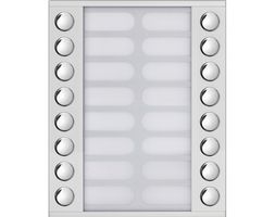 Plaque de sonnerie apparente PET16