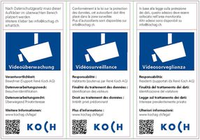 KochCloud Datenschutzkleber