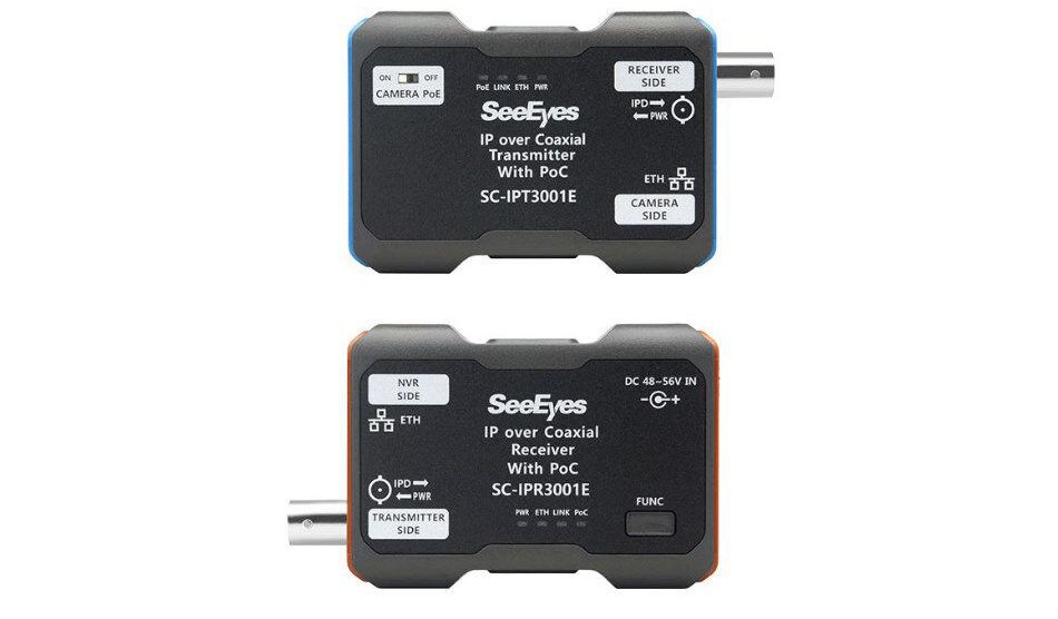 Mediaconverter für Ethernet über Koax SC-IPC3001E