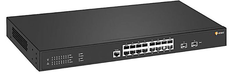 Gigabit Switch Rack managed 16-PoE Port NSMR-2016M0A